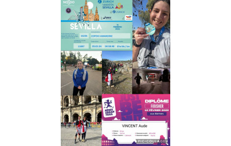 Marathon Séville et Urban Trail Nîmes